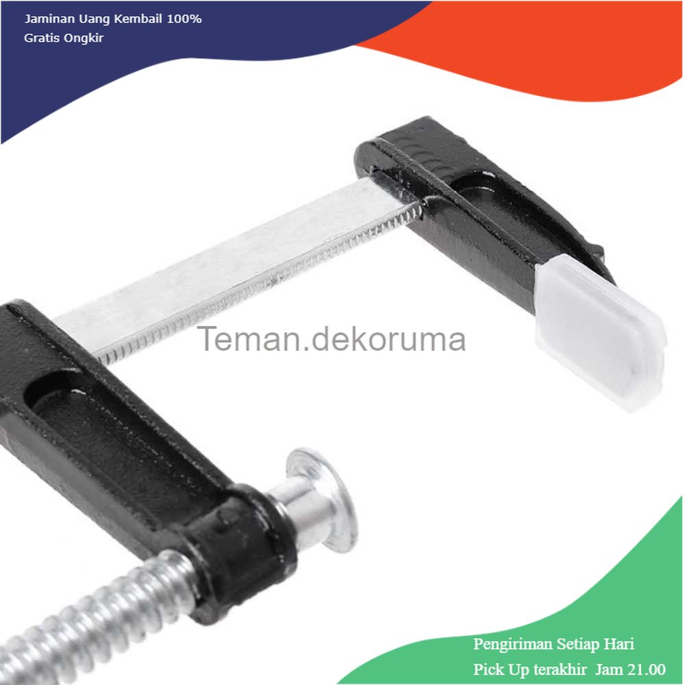 TD-PR2 WORKPRO Klem Jepit F Clamp Papan Kayu Heavy Duty Woodworking - Dec04