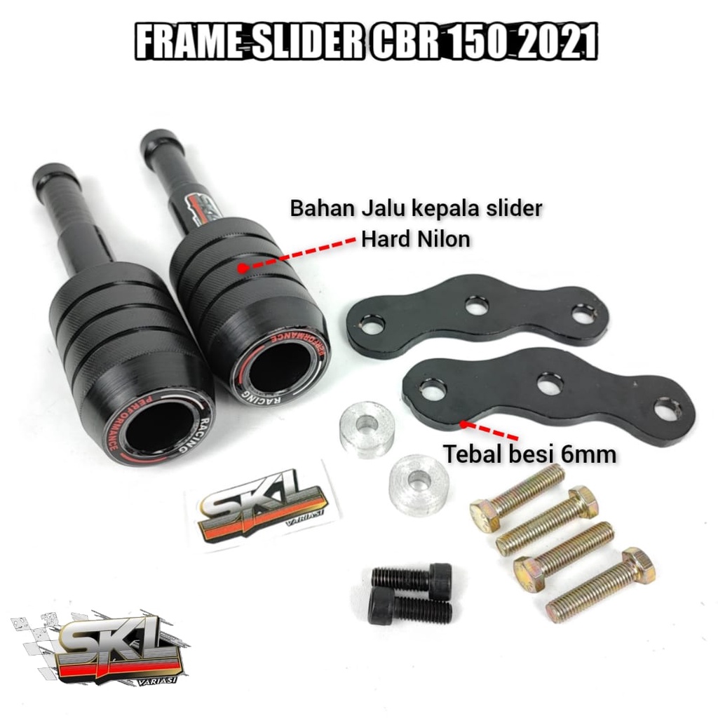 Frame Slider  Pelindung Body Jalu pelindung fairing  CBR 150R 2021 2022 2023 K45R NEW CBR 150R
