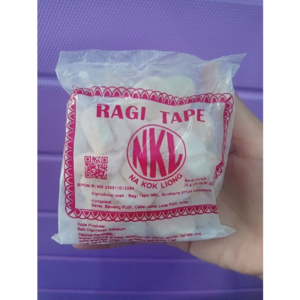 

Ragi Tape NKL isi 70 gram