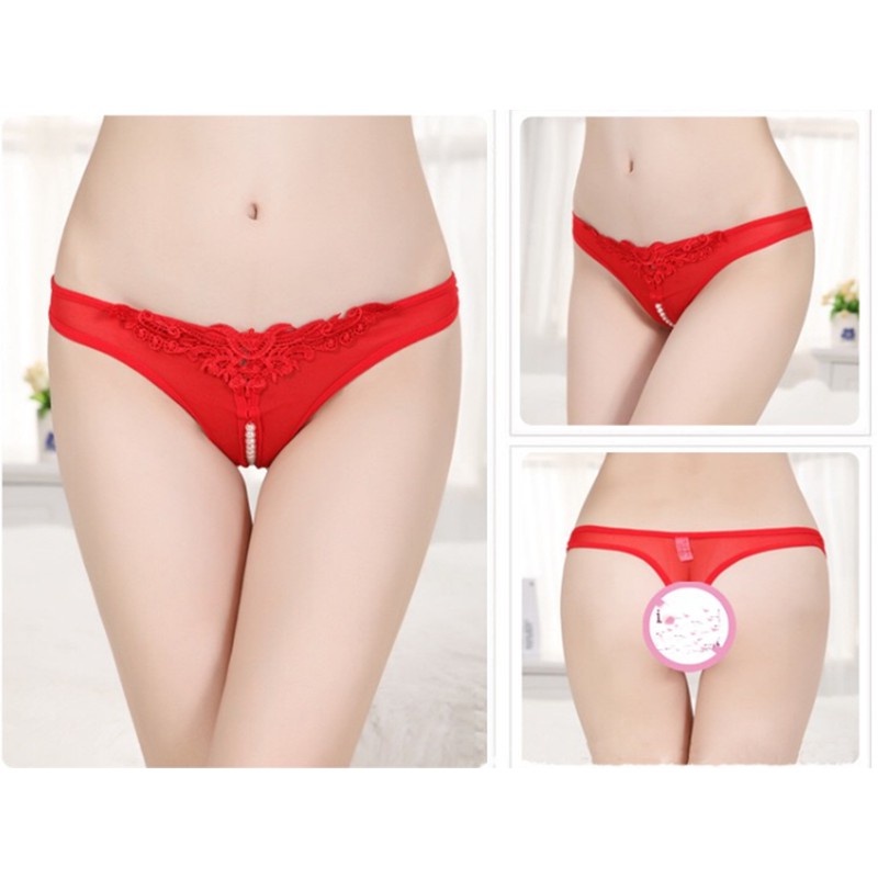 G String Wanita Sexy Open celana dalam thong C079