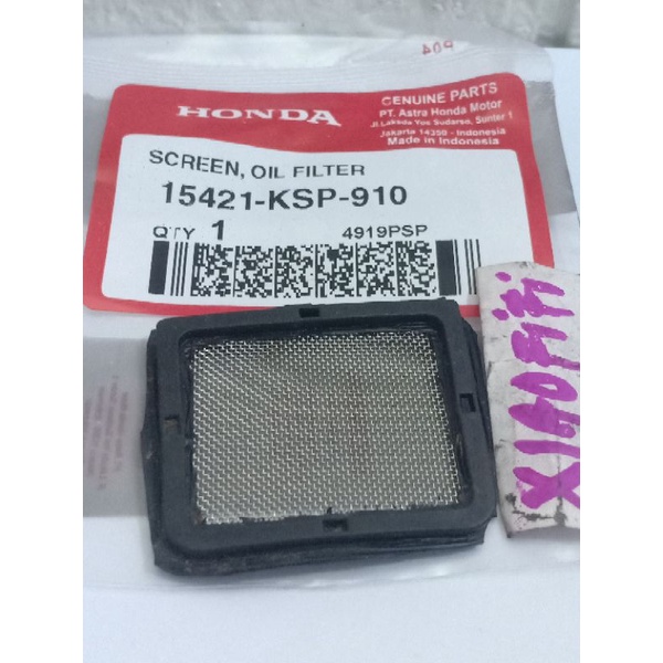 filter saringan oli mesin bawah  CRF,CB150,Verza,Mega pro mono,Sonic 150,Supra GTR