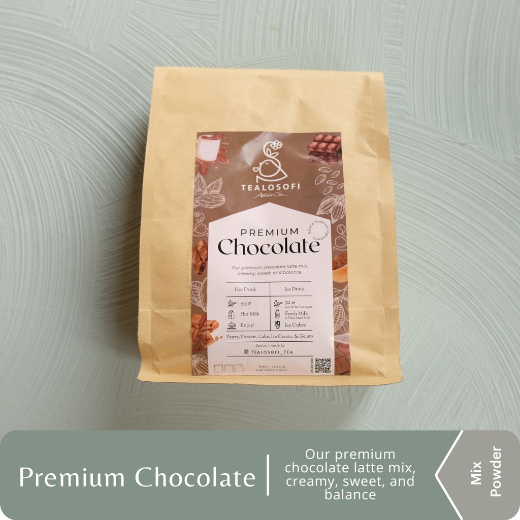 

Premium Chocolate Powder Mix - Bubuk Minuman Rasa Coklat 1000gr