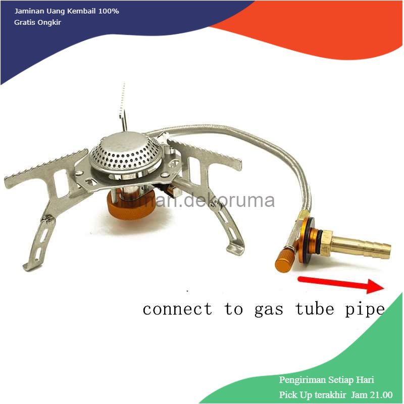 TD - PR YINGTOUMAN Konverter Kepala Tabung Gas Camping 8-10mm Pipe - YTM-78