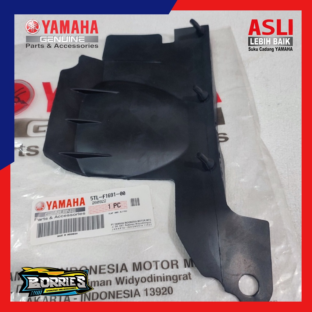 KARPET KARET FLAP PENAHAN LUMPUR BOX FILTER UDARA MIO LAMA SPORTY SMILE YGP 5TL-F1691-00