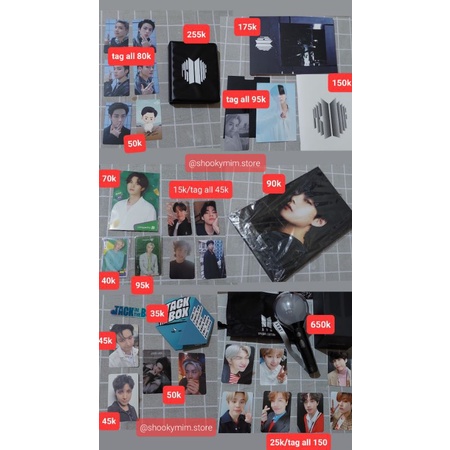 WTS PC, Binder Album Proof BTS