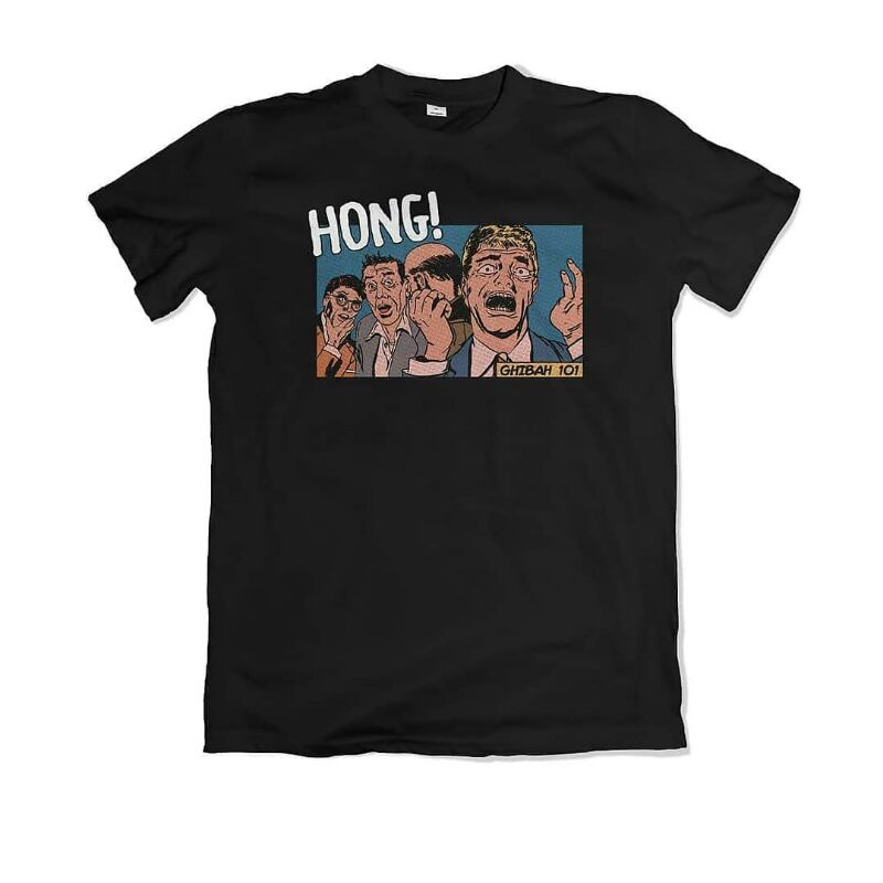 Hong Ghibah 101- Hong x Timtimebroy Kaos Band T-Shirt Musik Merchandise