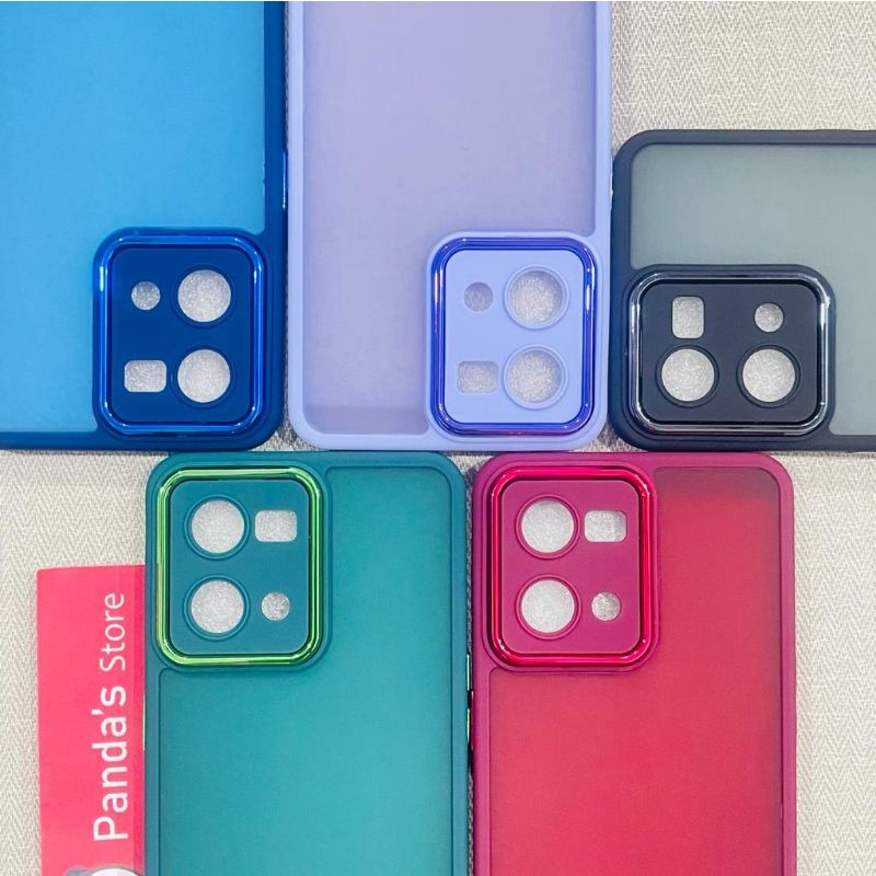Case Oppo Reno 7 | Reno 8 4G Metal Chrome Softcase Dove Premium Luxury PSS