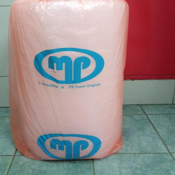 

BUBBLE WRAP 60CM X 50 METER HITAM PUTIH / BUBLE WRAP MULIA PACK ORANGE - Putih