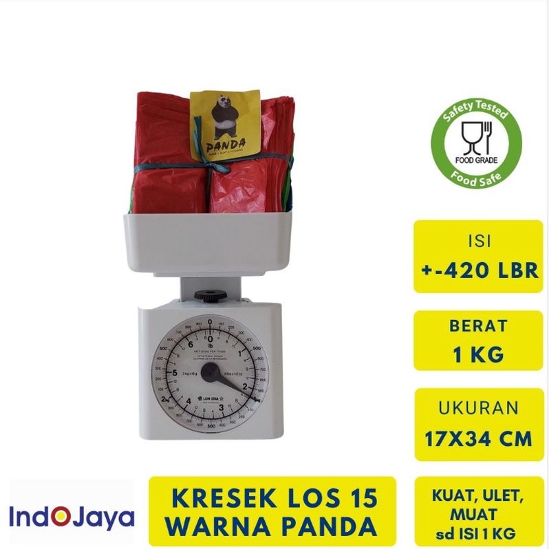 Kantong Kresek Kiloan / Kresek Los Kiloan Warna uk 15, 24, 28