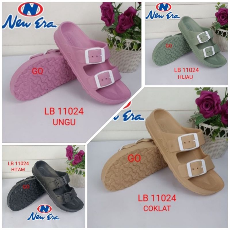 Sandal Slop Gesper Wanita Remaja Dewasa New era