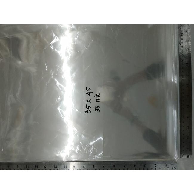 

35 x 45 cm Plastik OPP TEBAL (100 lbr) (lem/seal)