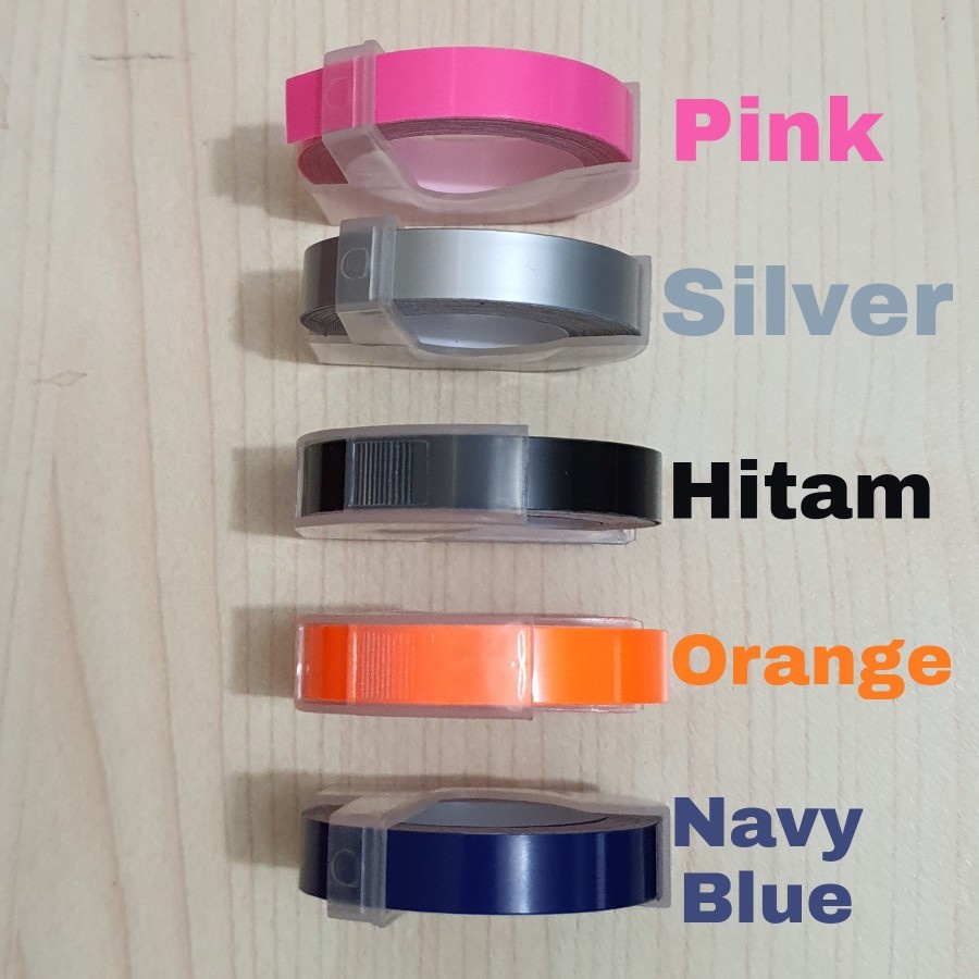 Refill Label Maker Emboss 3D Refill Stiker Label DIY