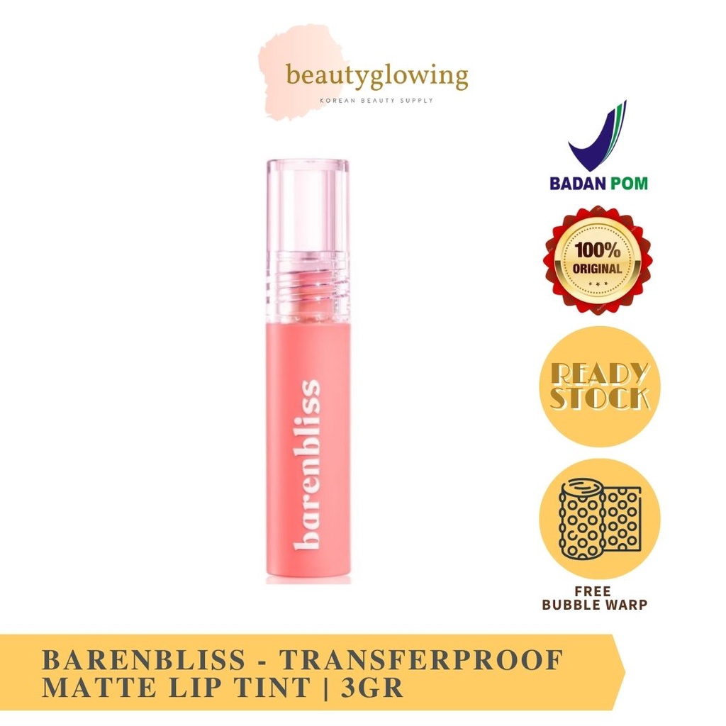 BARENBLISS  Transferproof Matte Tint