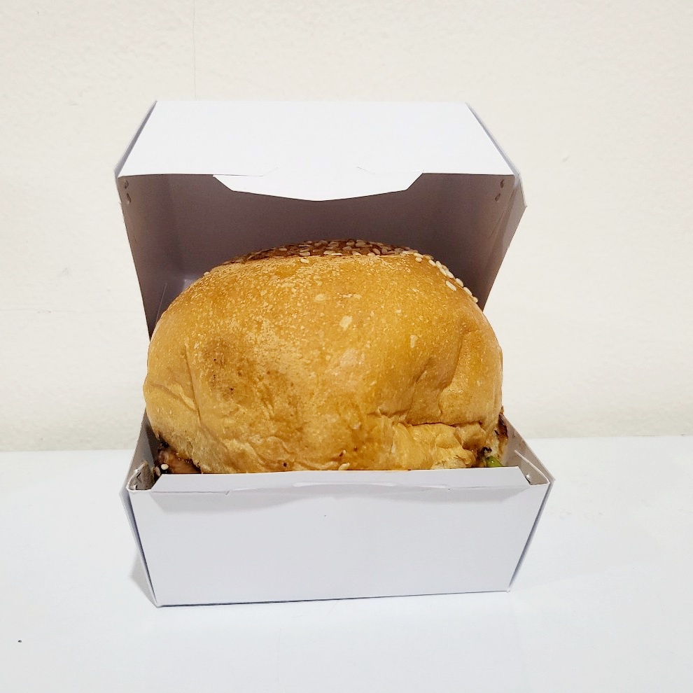Box Kardus Burger 50 Pcs POLOS - Packaging Kemasan Burger POLOS 50 pcs