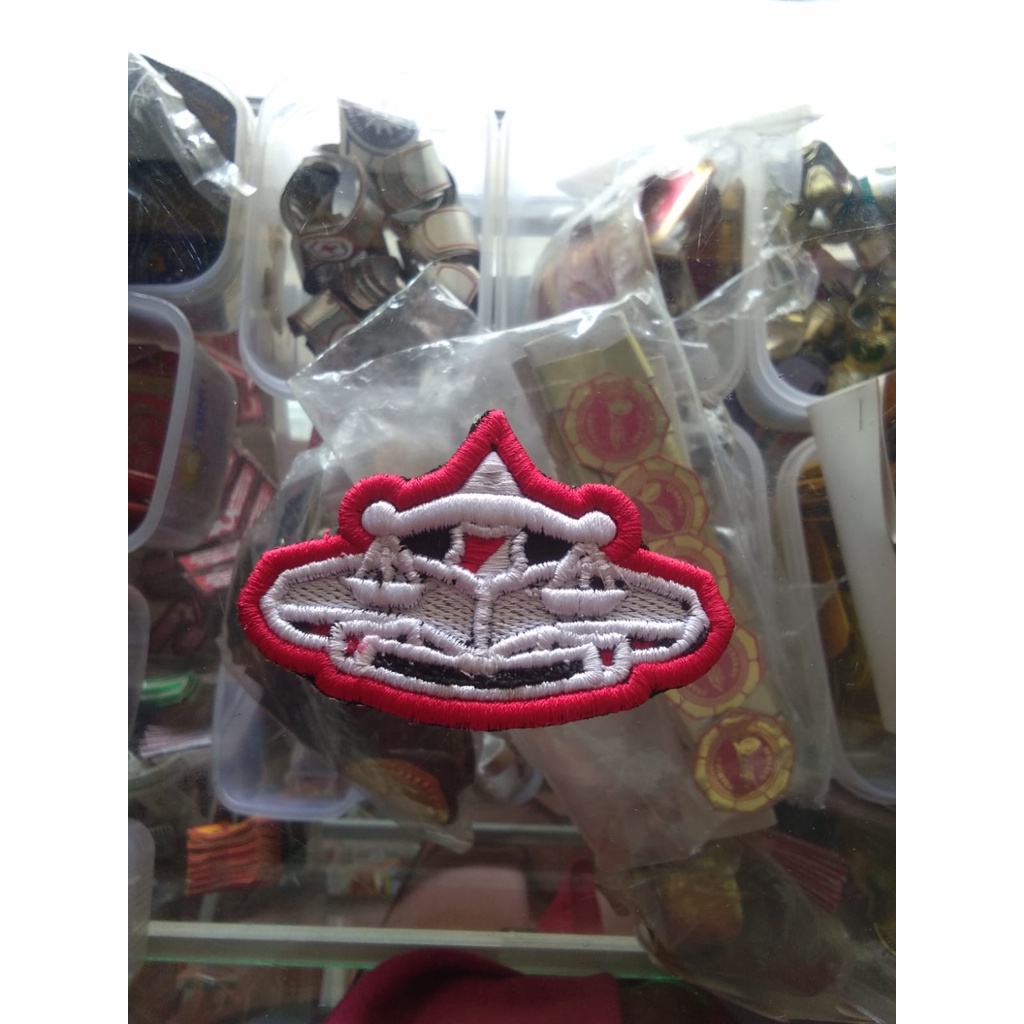 Bordir Timbul Polri Brevet Penyidik Polri