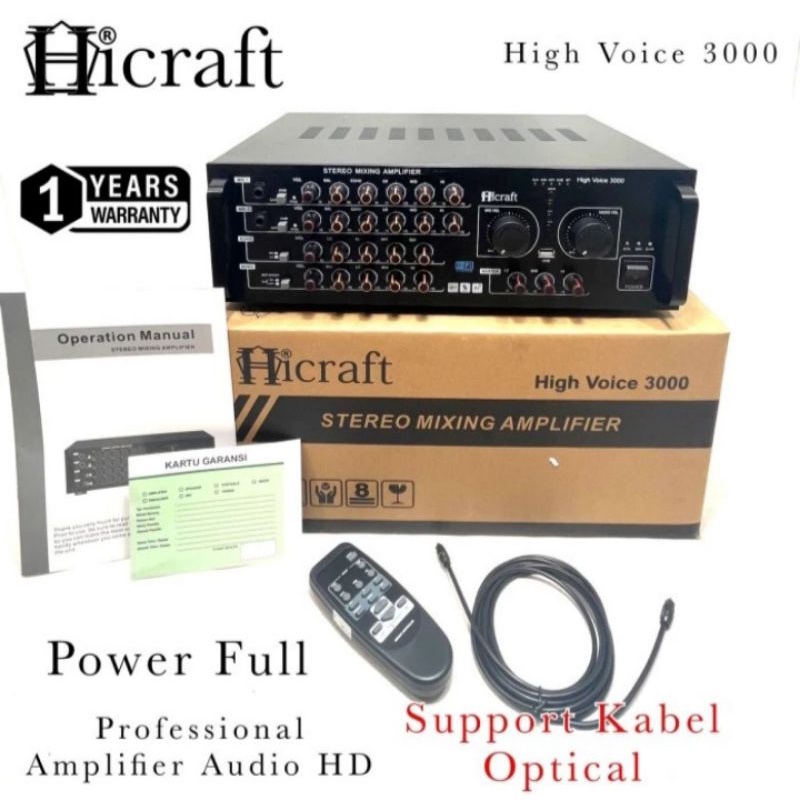 Amfliper hichraf hig voice 3000 amfli optimal karoke smart tv
