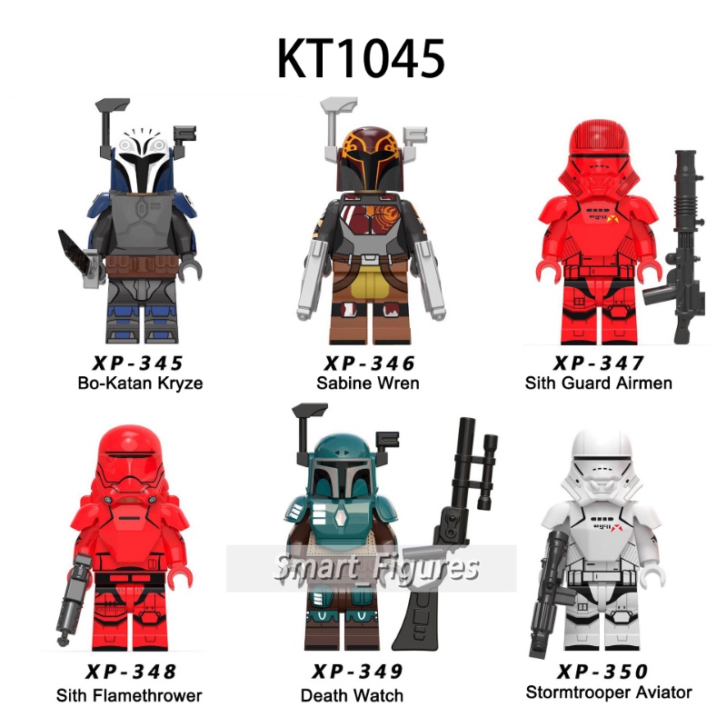 Mainan Action Figure Star Wars Minifigures Horn Squad Fixer Clone Force 99 Cody Airbrne Troops Death Watchs XP467 XP468