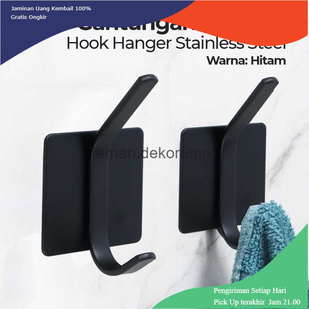 TD - PR2 VISCOSE Gantungan Dinding Hook Hanger Stainless Steel - VA2566