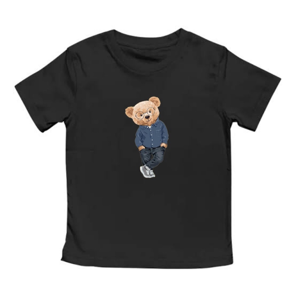 KAOS BAJU ANAK BEAR KARTUN UNTUK ANAK 2-10 TAHUN BISA COD KE182