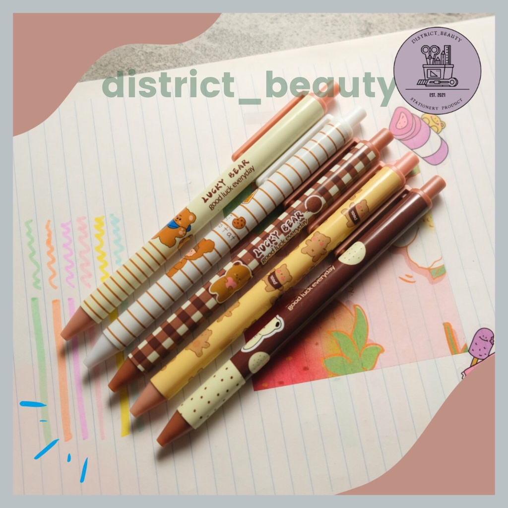

PEN CETEK BERUANG TEDDY BEAR PULPEN LUCU PEN MEKANIK MOTIF BINATANG LUCU BISA COD