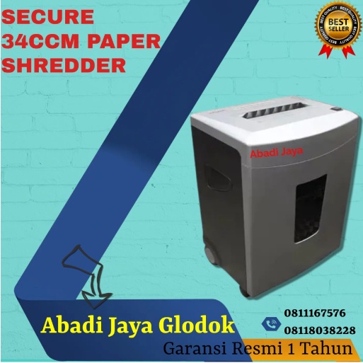 SECURE MAXI 34CCM PAPER SHREDDER