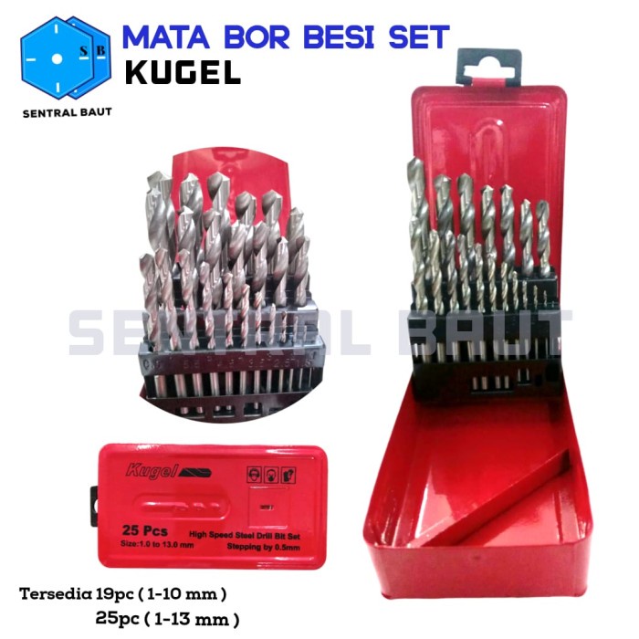 SENTRAL BAUT || Mata Bor Besi Set KUGEL