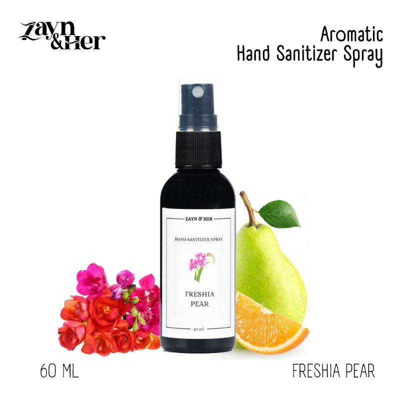 ZAYN&amp;HER Aromatic Hand Sanitizer Spray 60 ML - Freshia Pear