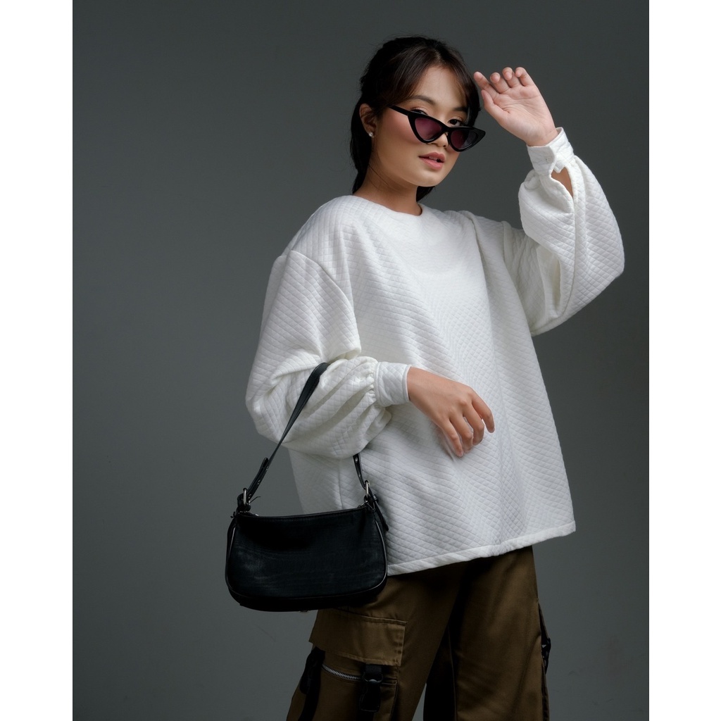 Myrubylicious MHIEON LONGSLEEVE  | BLOUSE | BLOUSE WANITA | BLOUSE LENGAN PANJANG | BLOUSE OVERSIZED