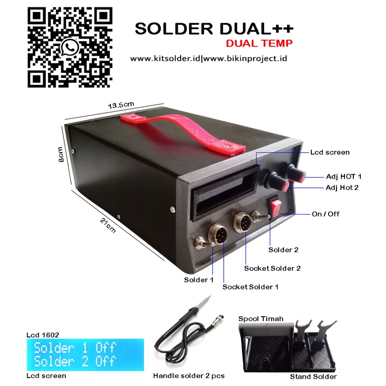 Solder station digital dual