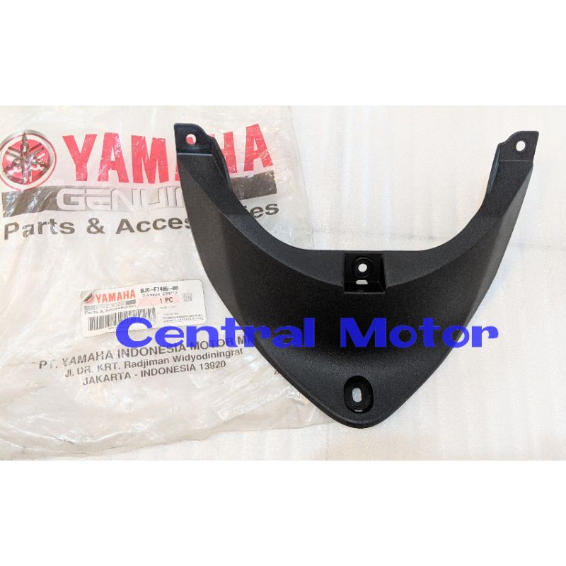 Cover Tutup Mesin Sambungan Jok Bawah Fino Fi 125 Injeksi Hitam Coklat Original Yamaha Genuine Parts
