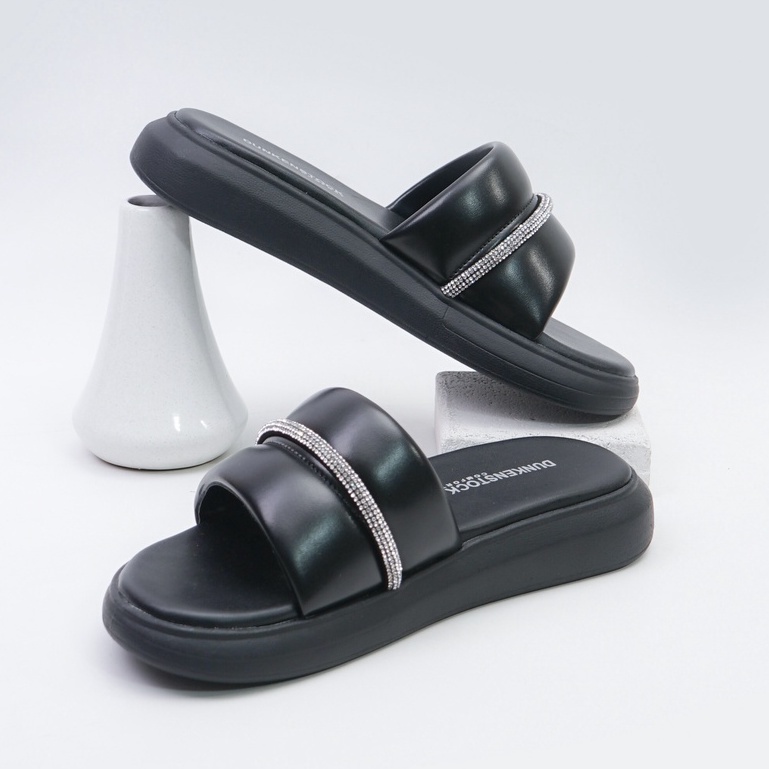 Dunkenstock AGNES Sandal Wedges Wanita Kekinian Sendal Casual Cewek Hak Platform Terbaru