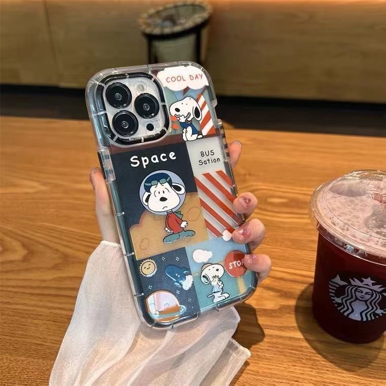 Case Desain Snoopy Dog Untuk IPhone 12 13 14 11 Pro Max X Xs Max Xr Pptrg