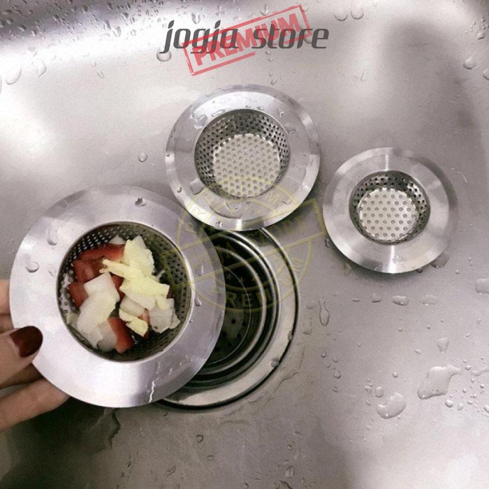 Sink Drain Filter 7/9/11 cm Saringan Penutup Lubang Wastafel-Bak Cuci Piring