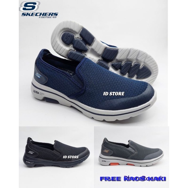 skechers gowalk 5 apprize man/sepatu skechers/sepatu pria slip on