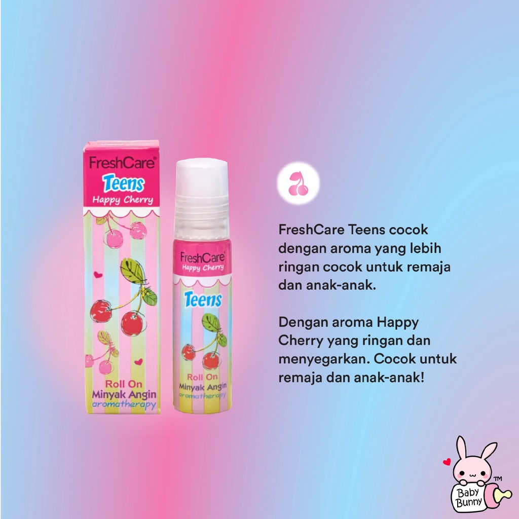 ❤ BELIA ❤ FRESH CARE Teens (✔️BPOM) Minyak Angin Aromatheraphy Roll On 10mL | freshcare gosok teen