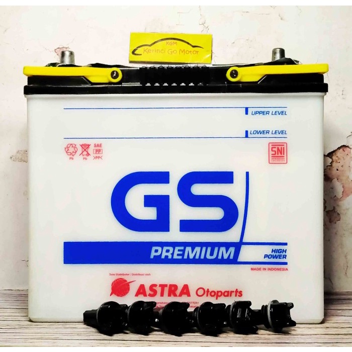 AKI GS ASTRA PREMIUM NS60L ACU GS PREMIUM BASAH LIVINA LATIO VOXY