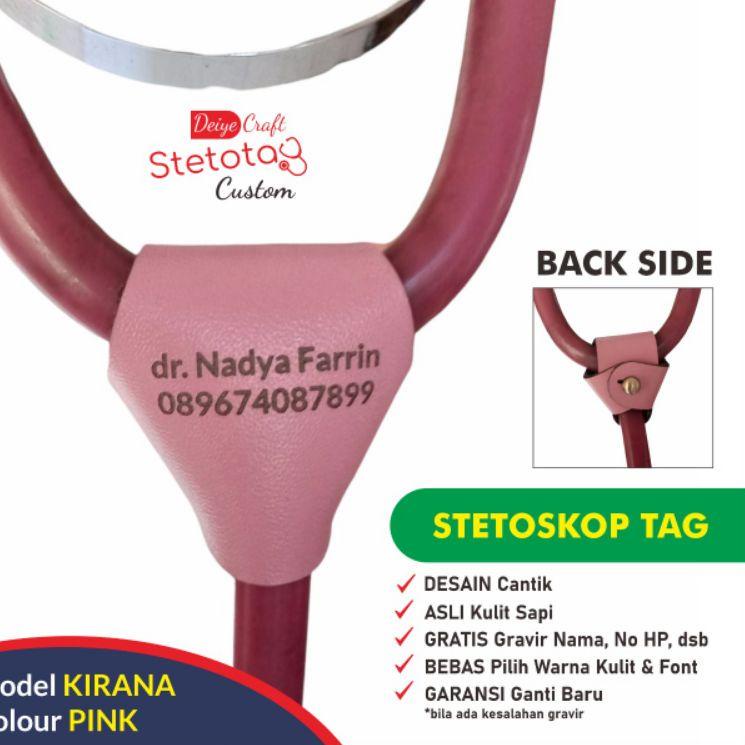 

Promo Menarik STETOTAG Name Tag Stetoskop GRATIS Gravir Nama (Model KIRANA)