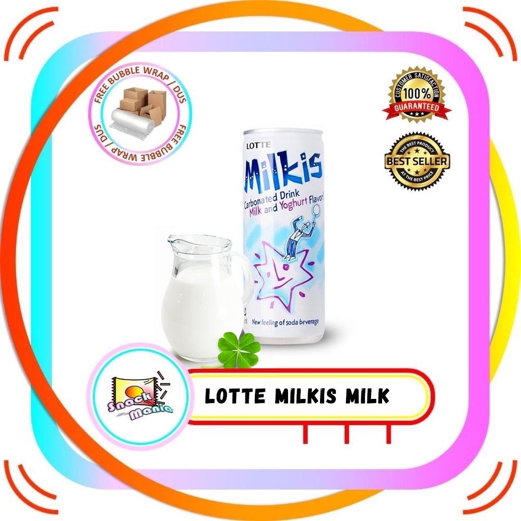 

Lotte Milkis Original Milk Yoghurt 250 ml Susu Soda