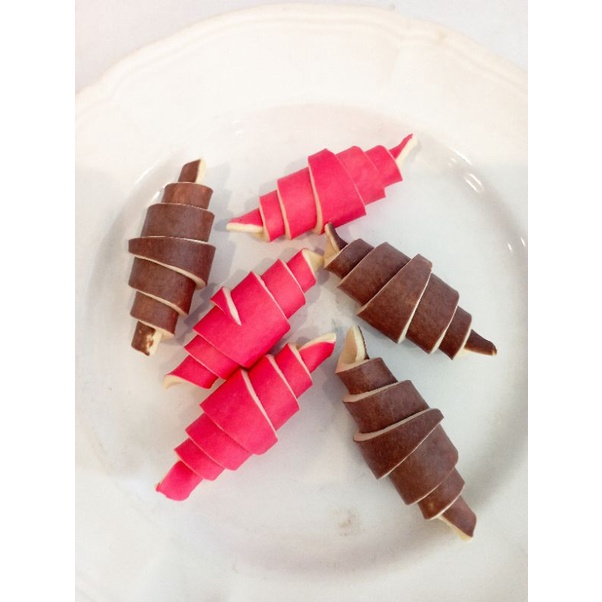 

Croissant butter red chocolate