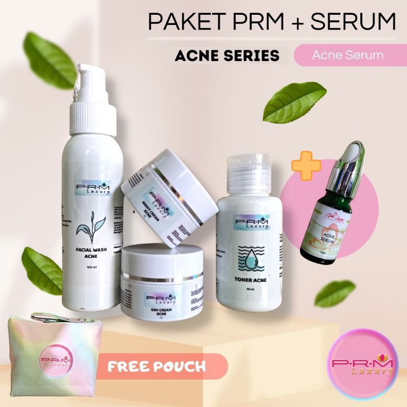 PRM LUXURY SKINCARE BPOM PAKET ACNE+SERUM LUXURY ACNE 10 ML