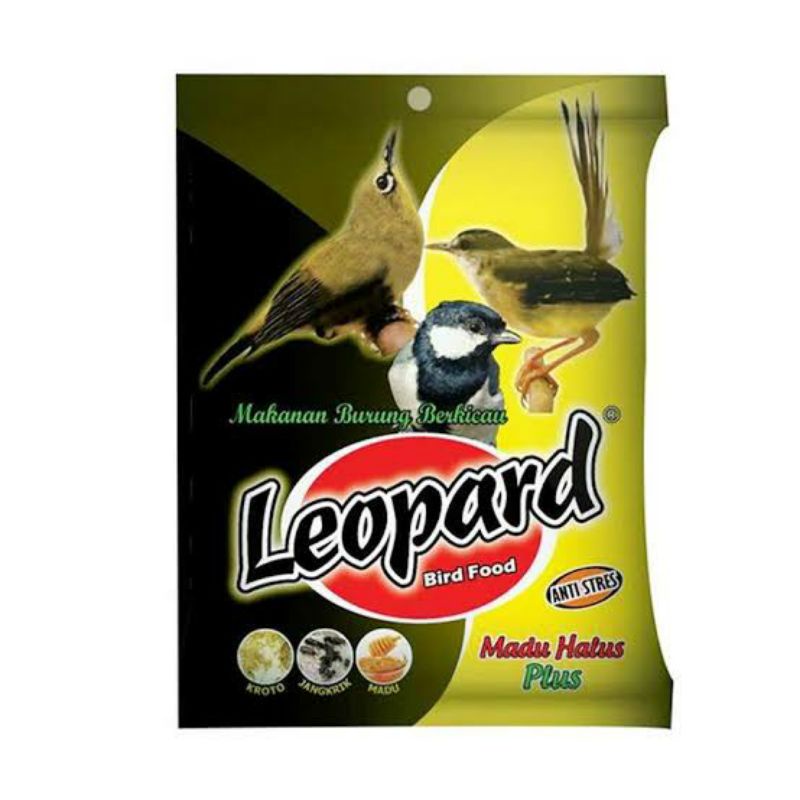 Pakan Burung LEOPARD KUNING Voer HALUS