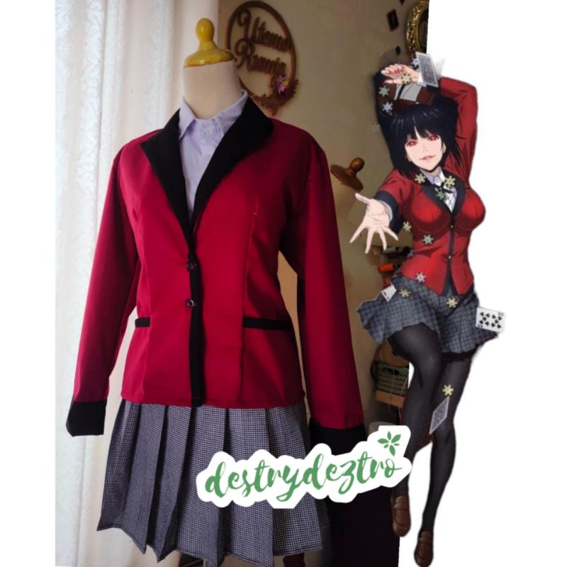 cosplay kostum kakegurui jabami yumeko saotome