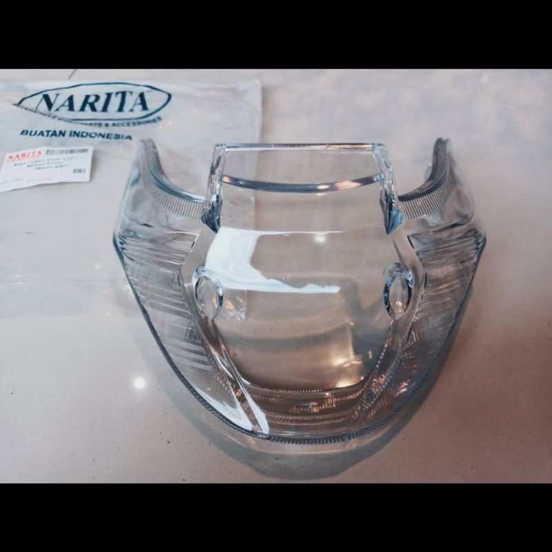 MIKA MICA KACA LAMPU STOP REM BELAKANG SMASH NEW BENING PUTIH 2006 2007 2008 2009