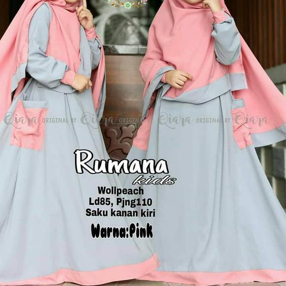 GAMIS SYAIR'I ANAK / DRESS MUSLIM ANAK PEREMPUAN