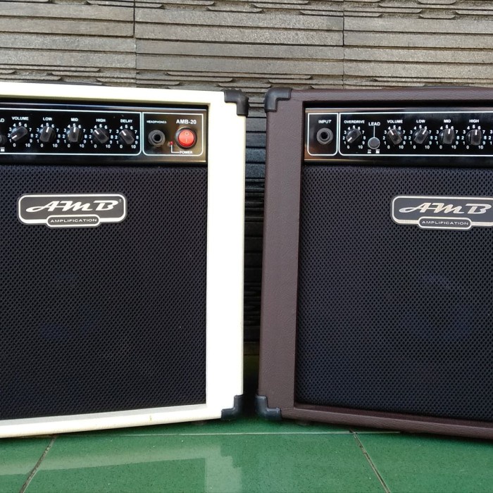 Amplifier Ampli Gitar Amb Sudah Dilengkapi Delay & Distorsi