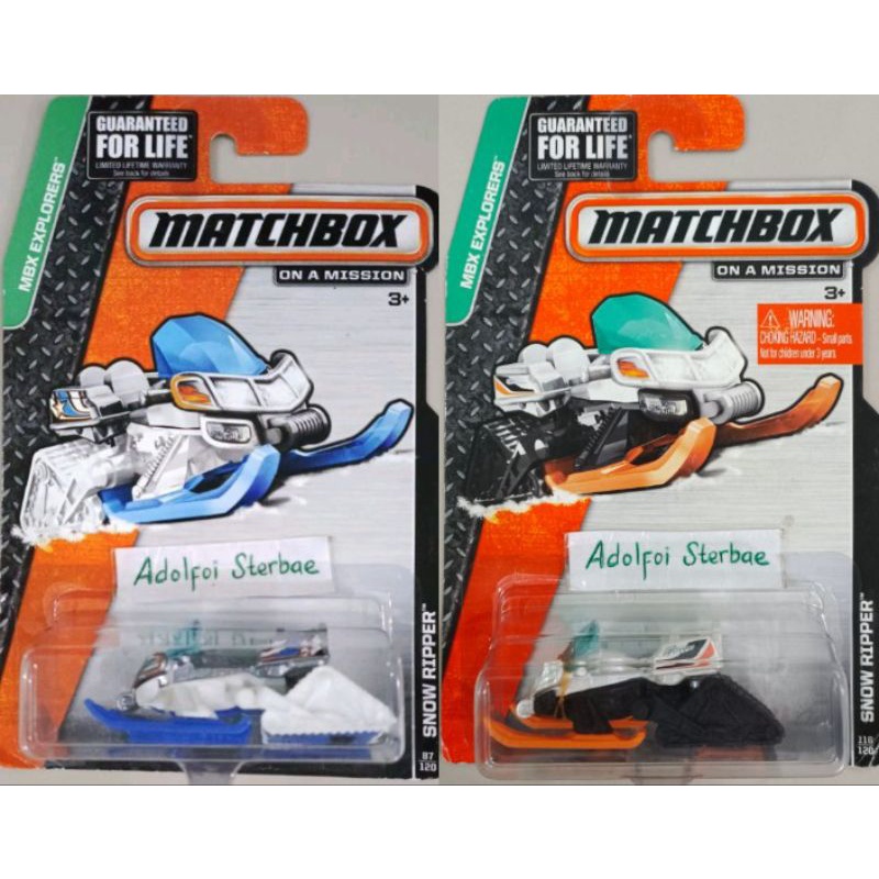 matchbox snow ripper mbx explorers on a mission