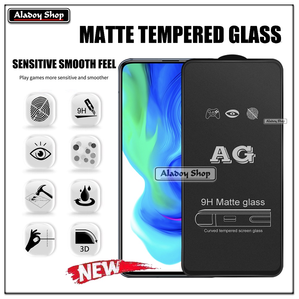 Xiaomi Poco F2 PAKET 2IN1 Tempered Glass Matte Anti Glare Full Layar dan Tempered Glass Kamera