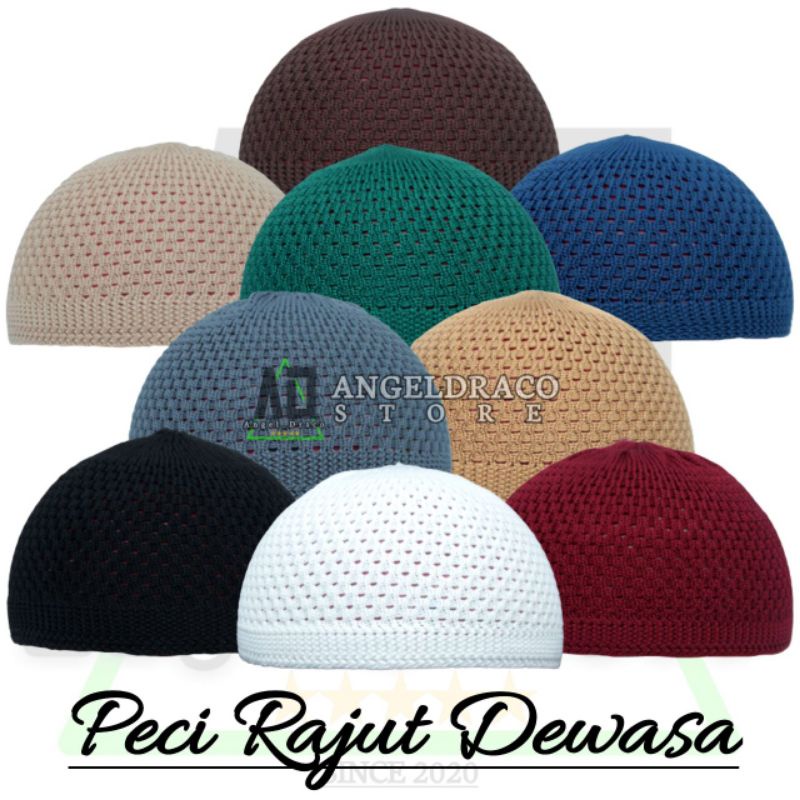 Peci Rajut Dewasa / Peci Rajut / Peci Dewasa / Peci / Kopiah / kopeah
