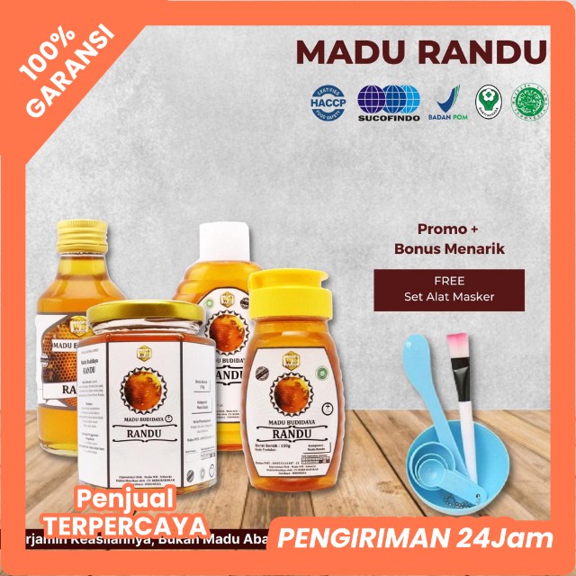 

ASLI 100% MADU ASLI - Madu Randu / Lebah Apis Melifera - Garansi Murni & Asli 100% - Wild Bee - kemasan try kit - Beli 10 Gratis 1