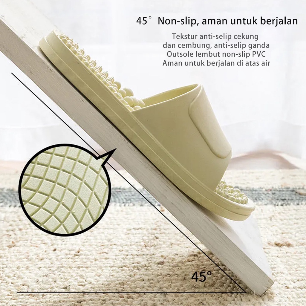 Sendal Duri | Sandal Refleksi Wanita | Sendal terapi | Sandal Rumah Wanita Refleksi Anti Slip Ringan Nyaman Kamar Mandi Outdoor Sepatu Wanita Sandal Perempuan | Sandal Kickers Wanita